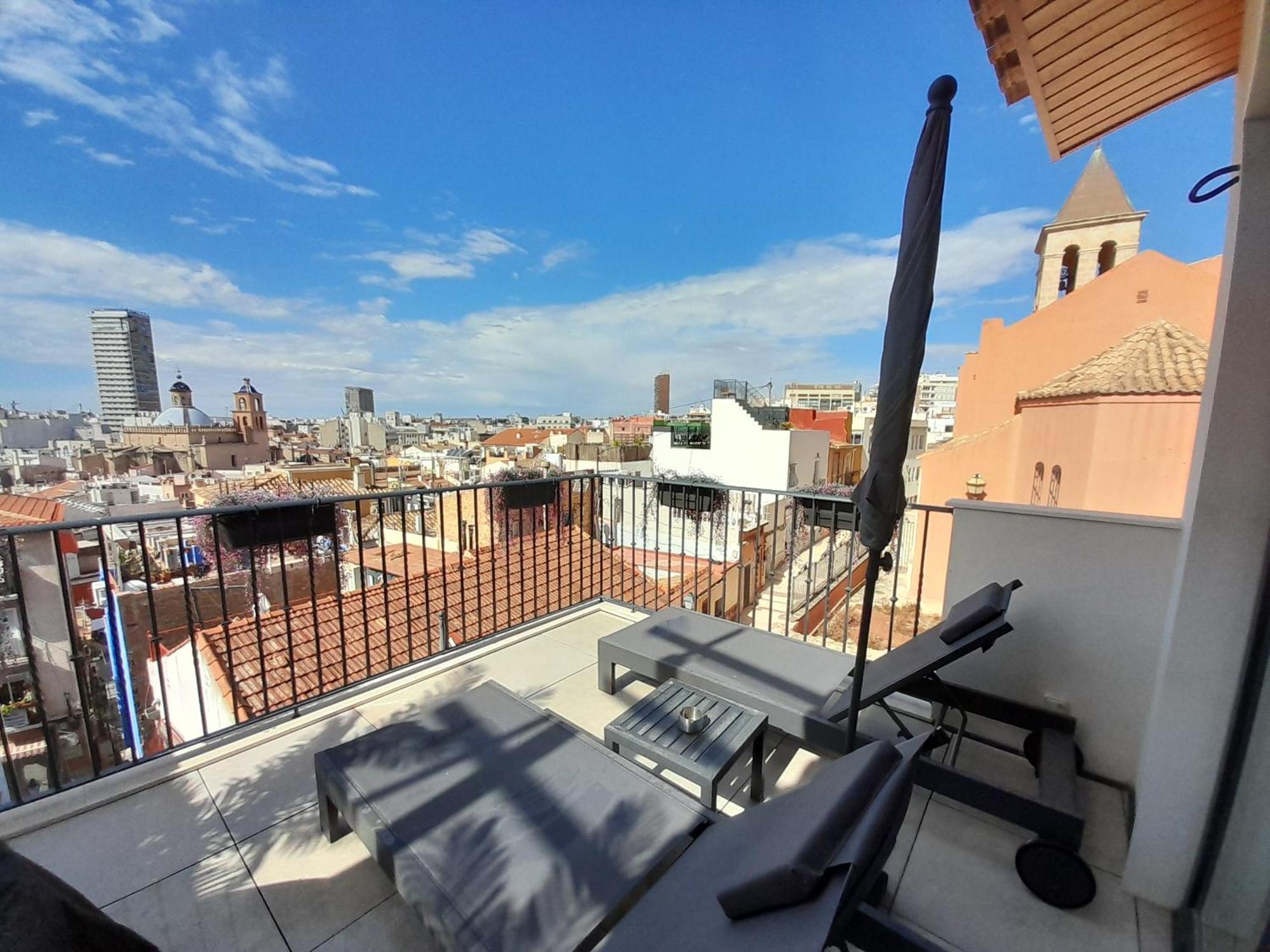 Atico Roseta Luxury Apartment Alicante Exterior photo