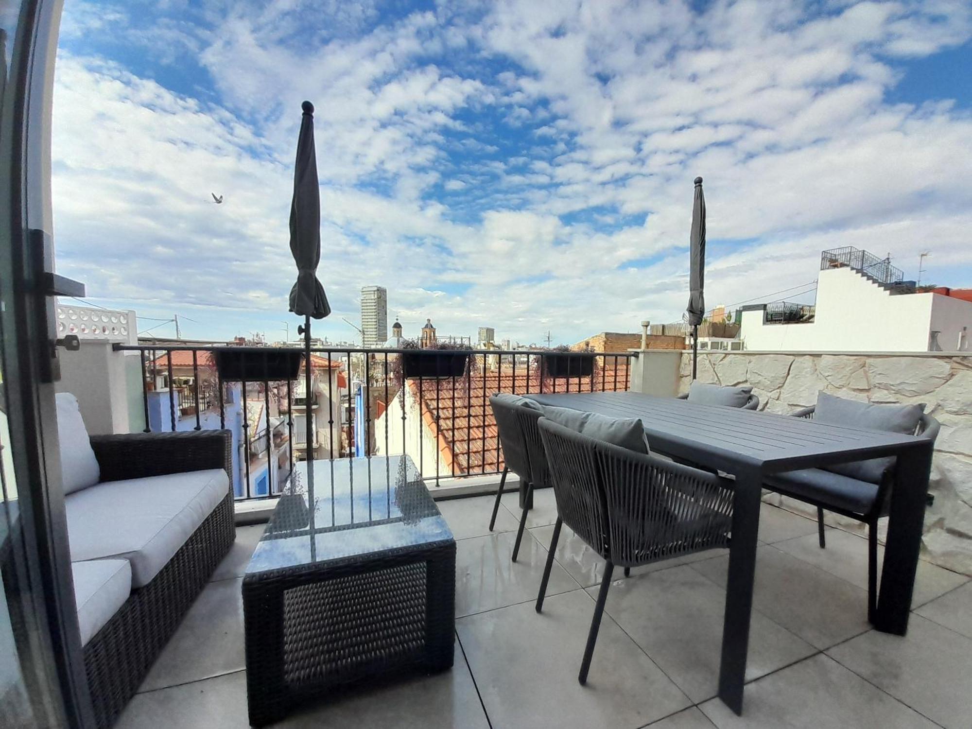 Atico Roseta Luxury Apartment Alicante Exterior photo